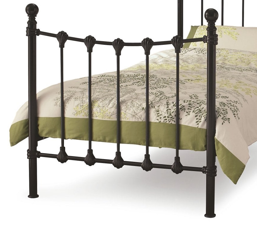 3ft Antique Victorian Style Black Metal, Victorian King Size Bed Frame
