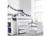 Ersula White Kids Mid Sleeper, Desk, Drawers Storage Bun Bed 4
