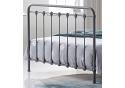 4ft Small Double Havanna Black Silver Textured Bed Frame 2
