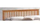 5ft King Size Turin Oak Finish Wood Bed Frame. High Foot End 4