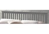 3ft Single Turin Grey Finish Wood Bed Frame. High Foot End 4
