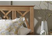 5ft Genuine Oak Wood Bed Frame 4