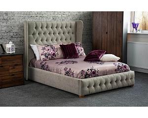 6ft Super King Size Wing backed,buttoned,upholstered bed frame