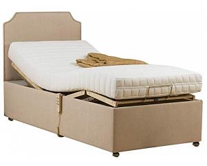3ft Visco Elastic Memory Foam Electric Adjustable Rise Raise Recliner Divan Bed Set