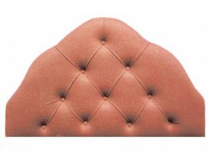 2ft6 Small Single Coral Velour Headboard