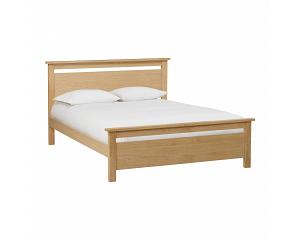 6ft Super King Nero Real Oak Wood Bed Frame