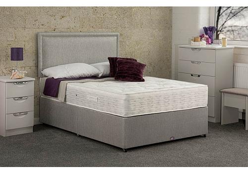 4ft6 Wide Double Size Divan Bed. Extra Long 1