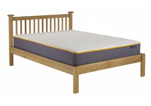 5ft King Size Worbury Real Oak, Spindle Bed Frame 1