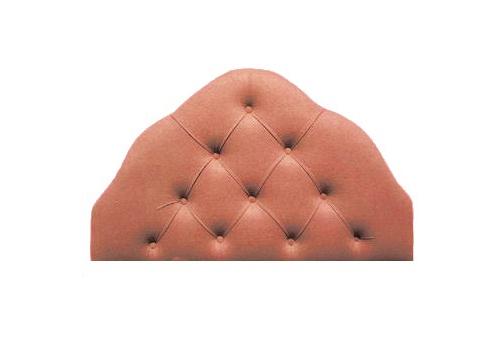 2ft6 Small Single Coral Velour Headboard 1