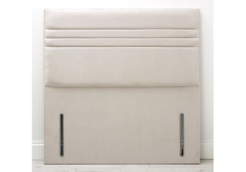 4ft6 Double Floorstanding Lanes Fabric Upholstered Headboard 1