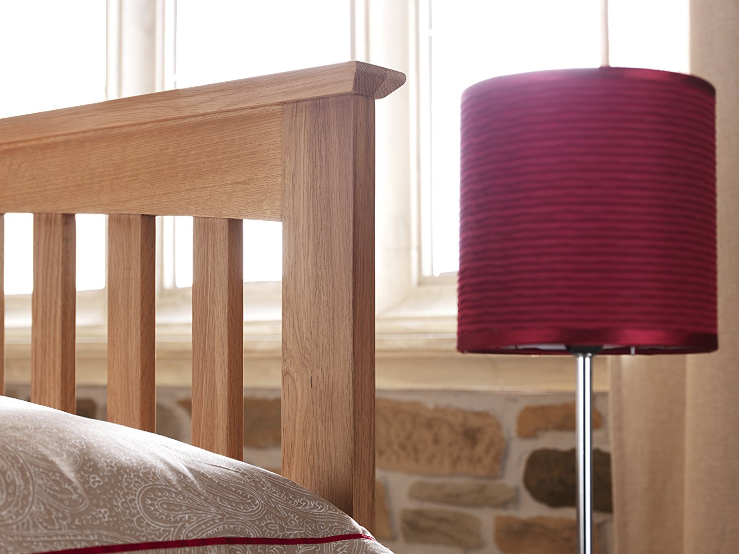 3ft Windsor Solid oak headboard Helibeds